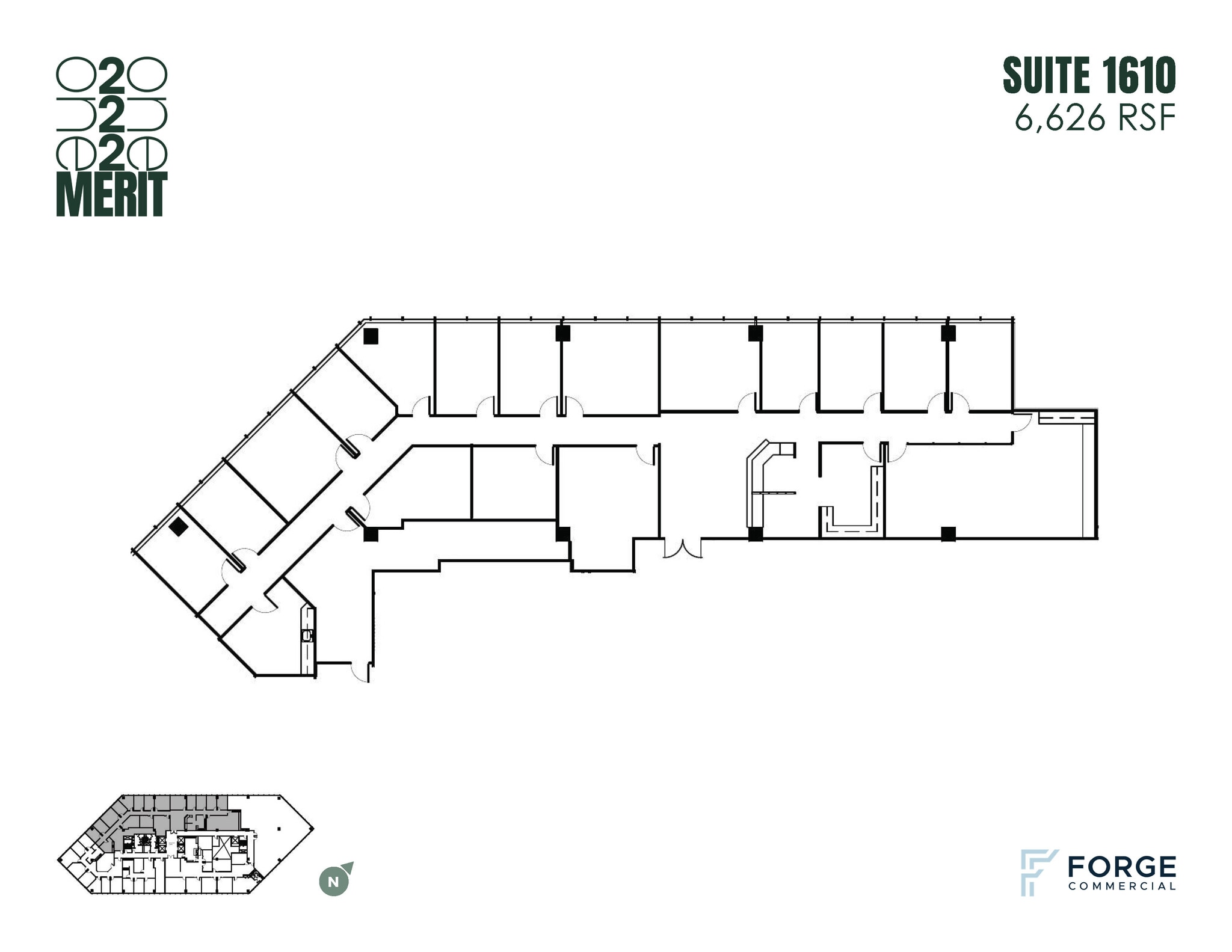 12221 Merit Dr, Dallas, TX à louer Plan d’étage– Image 1 sur 1