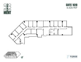 12221 Merit Dr, Dallas, TX à louer Plan d’étage– Image 1 sur 1