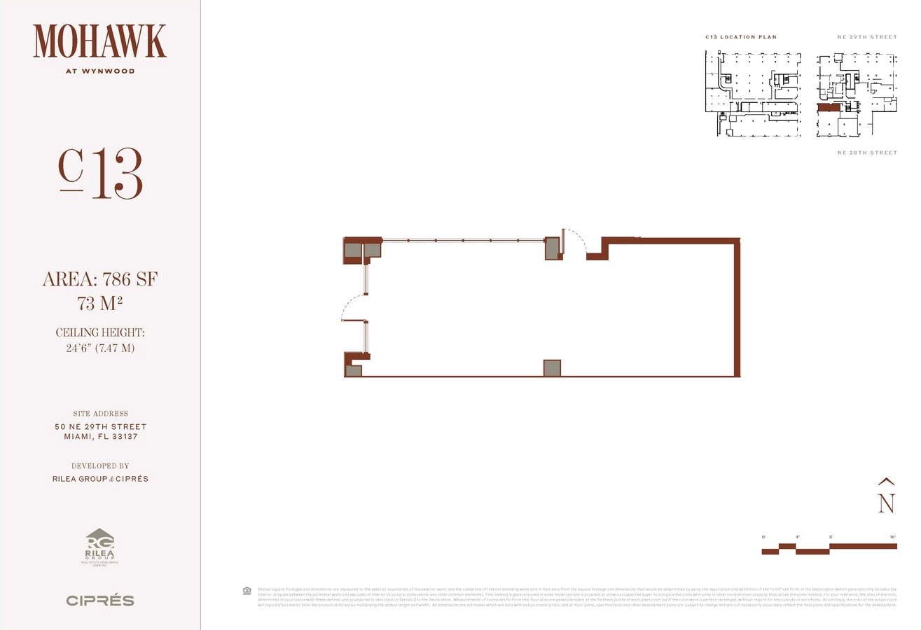 50 NE 29th St, Miami, FL 33137 - Lot C-13 -  - Plan d’étage - Image 1 of 1