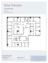 7400 Fannin St, Houston, TX à louer Plan d’étage– Image 1 sur 1