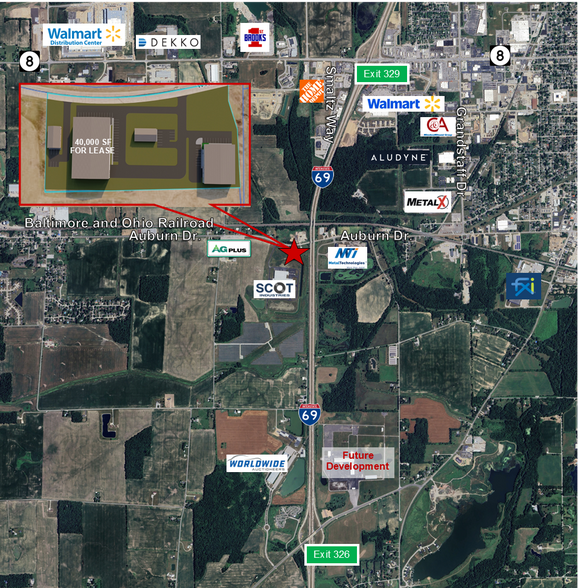 1687 W Auburn Dr, Auburn, IN à louer - Photo de l’immeuble – Image 3 sur 3