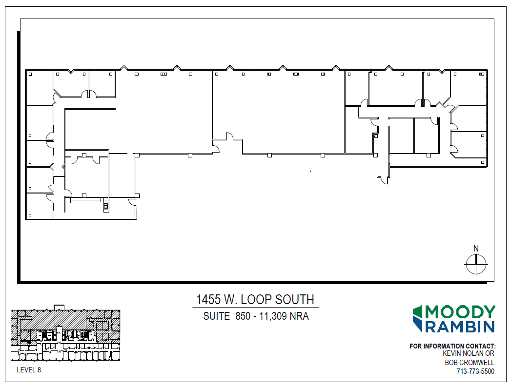 1455 West Loop S, Houston, TX à louer Plan d’étage– Image 1 sur 1