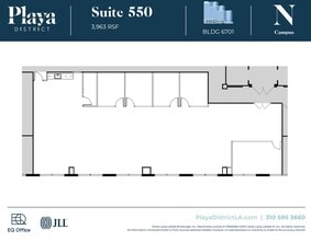 6100 Center Dr, Los Angeles, CA à louer Plan d’étage– Image 1 sur 1