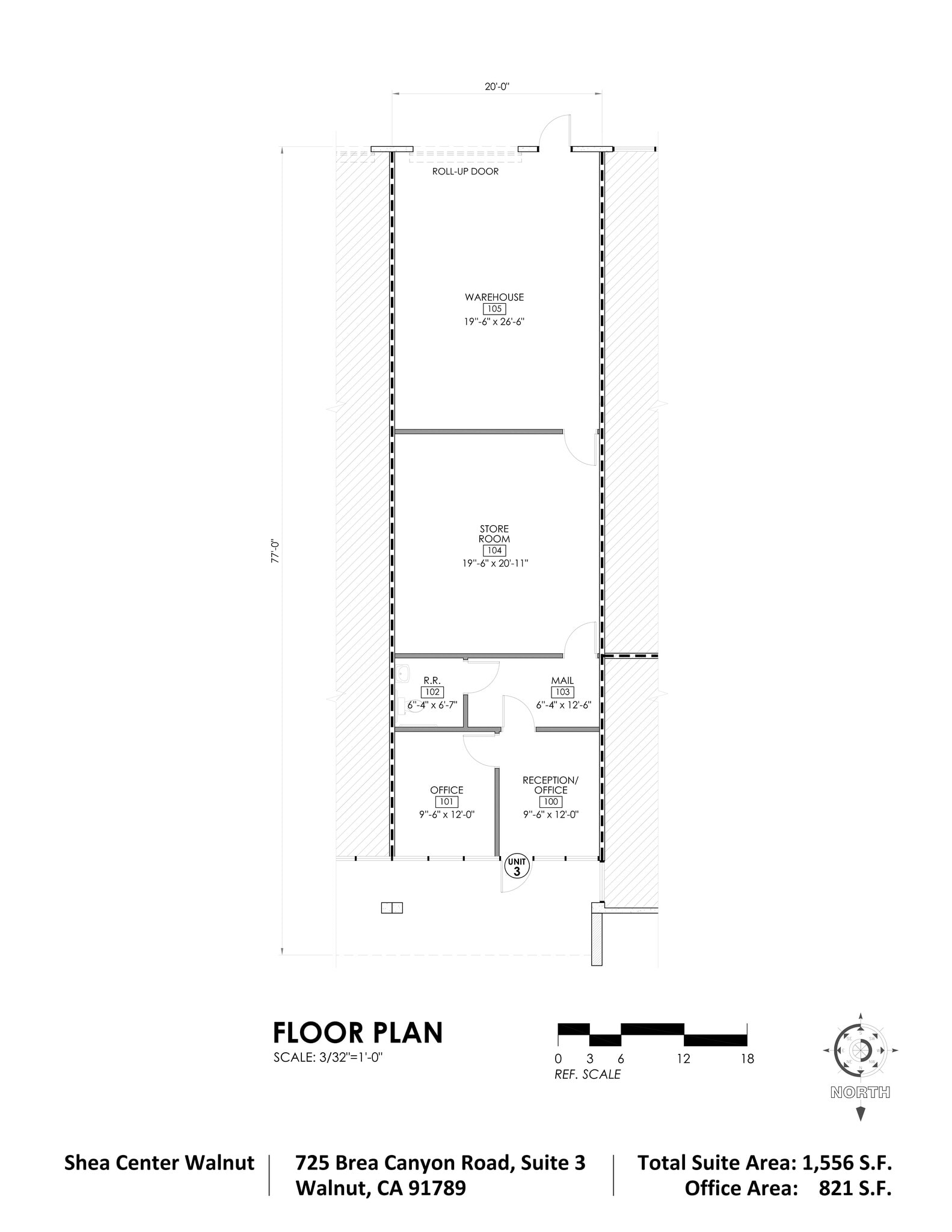 657-727 Brea Canyon Rd, Walnut, CA à louer Plan de site– Image 1 sur 1