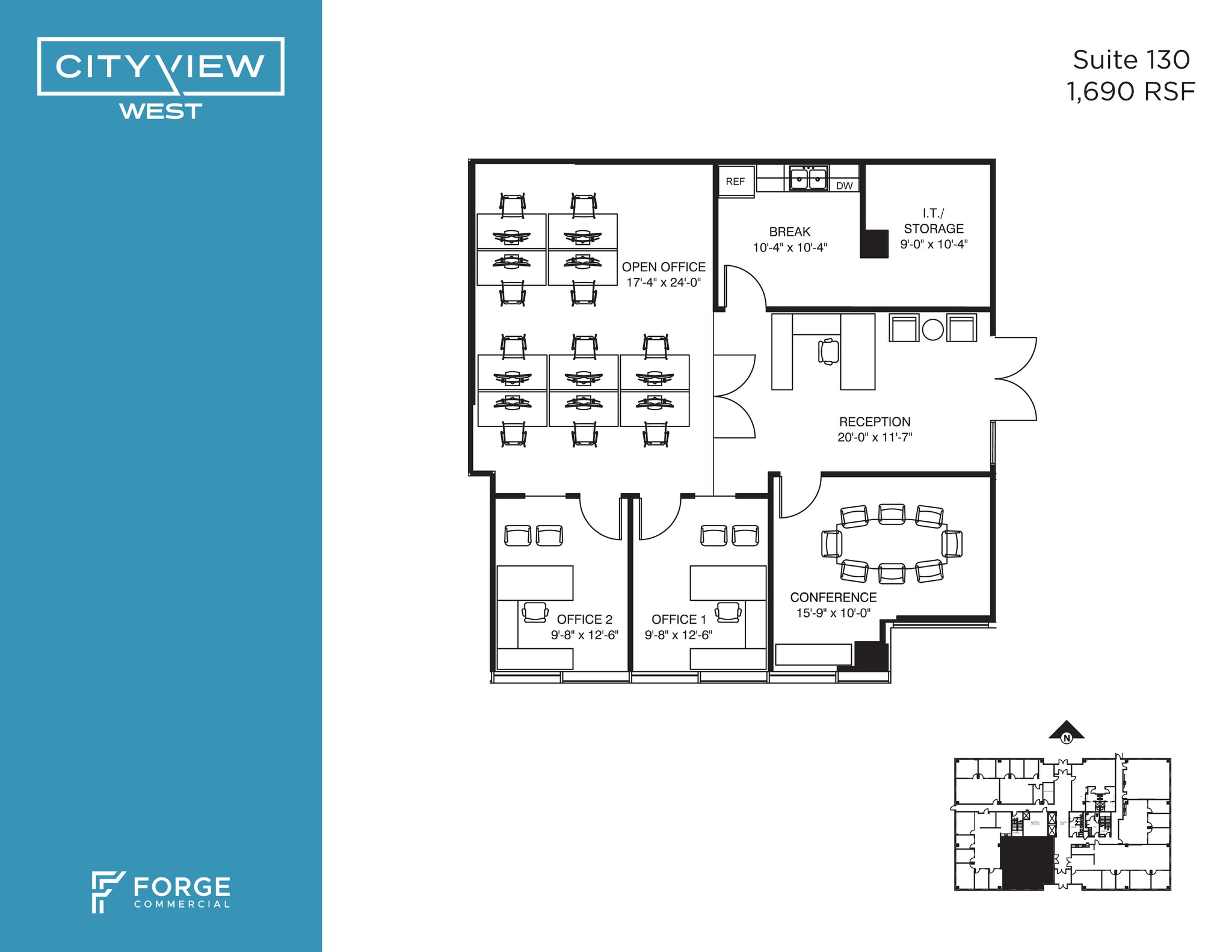 1255 W 15th St, Plano, TX à louer Plan d’étage– Image 1 sur 1