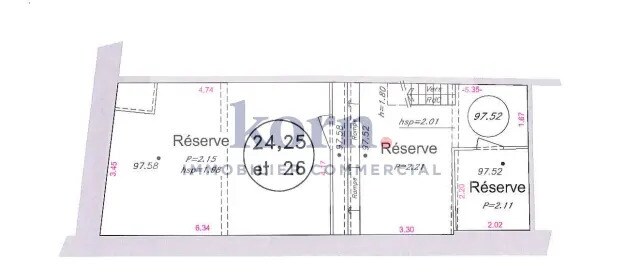 Local commercial dans Boulogne-Billancourt à louer - Plan d’étage – Image 2 sur 2
