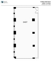 19 W 44th St, New York, NY à louer Plan d’étage– Image 1 sur 1