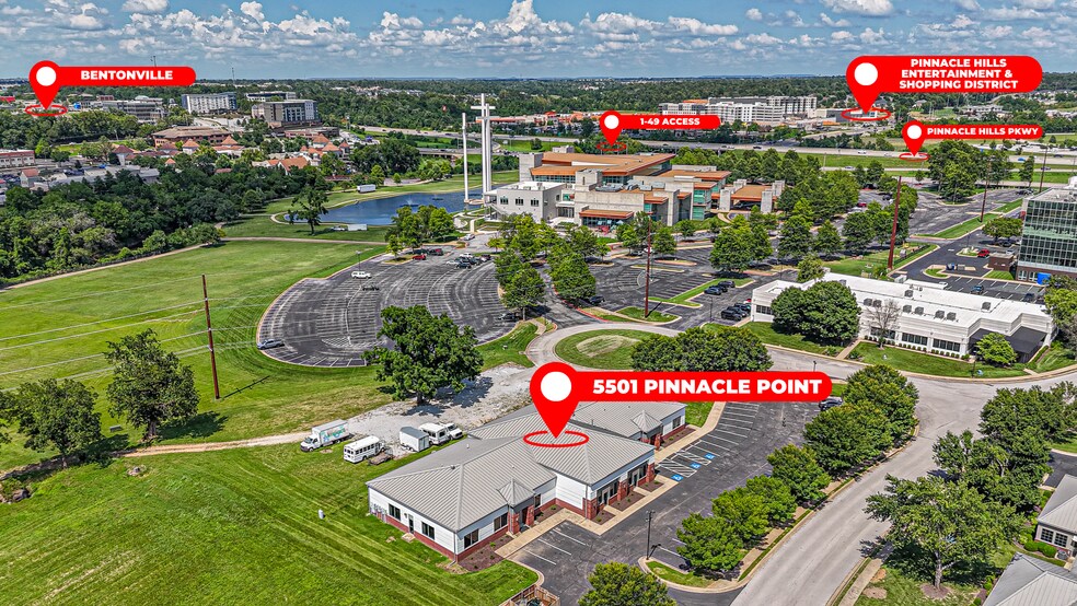 5501 Pinnacle Point Dr, Rogers, AR à louer - Photo de l’immeuble – Image 2 sur 21