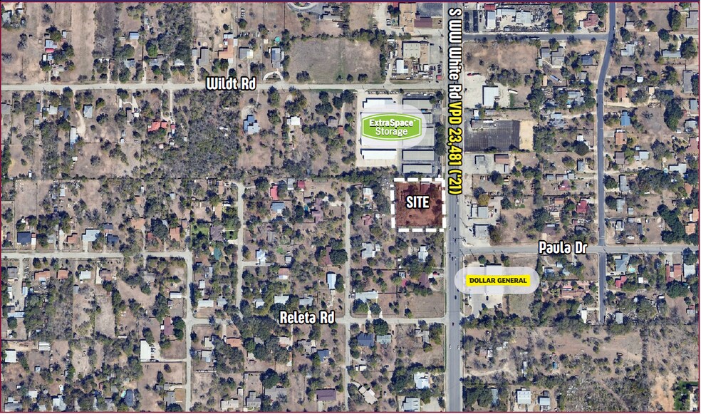 2235 S WW White Rd, San Antonio, TX à vendre - Photo principale – Image 1 sur 3