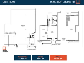 15317-15339 E Don Julian Rd, City of Industry, CA à louer Plan d’étage– Image 1 sur 1