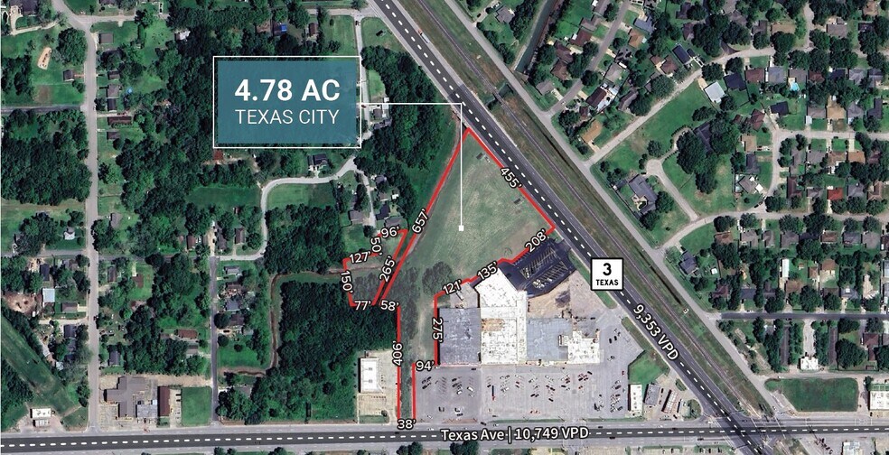 5510 FM 1765, Texas City, TX à vendre - Aérien – Image 2 sur 2