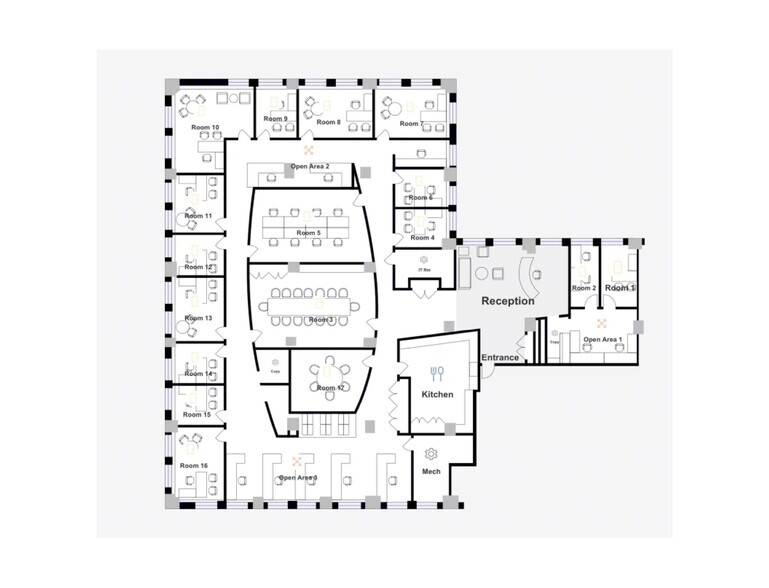 500 Fifth Ave, New York, NY à louer Plan d’étage– Image 1 sur 5