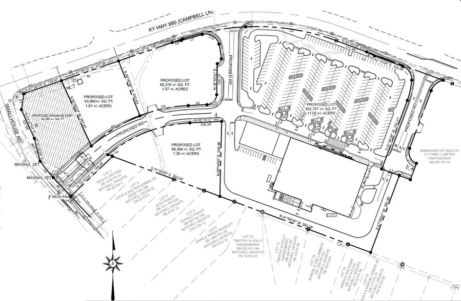 Campbell Lane, Bowling Green, KY à louer - Plan de site – Image 3 sur 5
