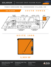 7400 E Orchard Rd, Greenwood Village, CO à louer Plan d’étage– Image 1 sur 1