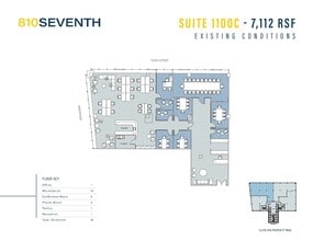 810 Seventh Ave, New York, NY à louer Plan d’étage– Image 1 sur 1