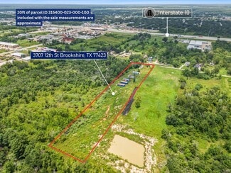 Plus de détails pour 3707 12th st, Brookshire, TX - Terrain à vendre