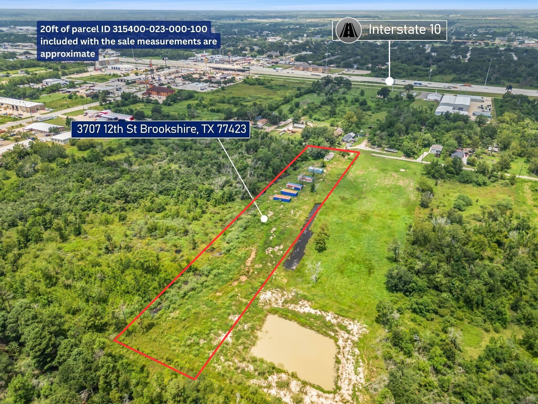3707 12th st, Brookshire, TX à vendre Aérien– Image 1 sur 11