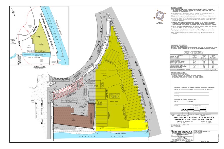 14-40 Main St, Belleville, NJ à louer - Plan de site – Image 3 sur 3