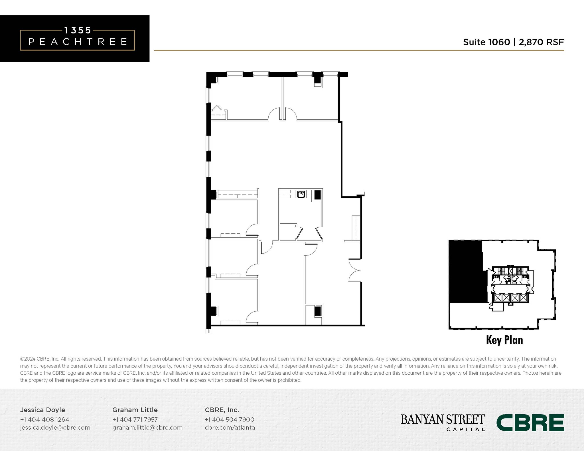 1355 Peachtree St NE, Atlanta, GA à louer Plan d’étage– Image 1 sur 1