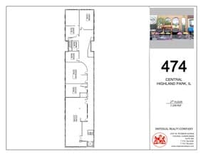 474 Central Ave, Highland Park, IL à louer Plan de site– Image 1 sur 1