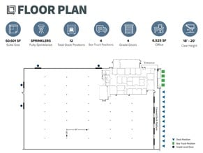 960 Sherman St, San Diego, CA à louer Plan d’étage– Image 1 sur 2
