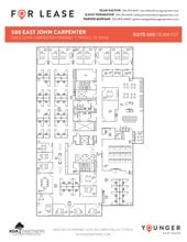 500 E John Carpenter Fwy, Irving, TX à louer Plan d’étage– Image 1 sur 1
