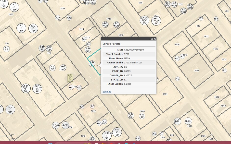 1700 N Mesa St, El Paso, TX à louer - Photo de l’immeuble – Image 3 sur 19