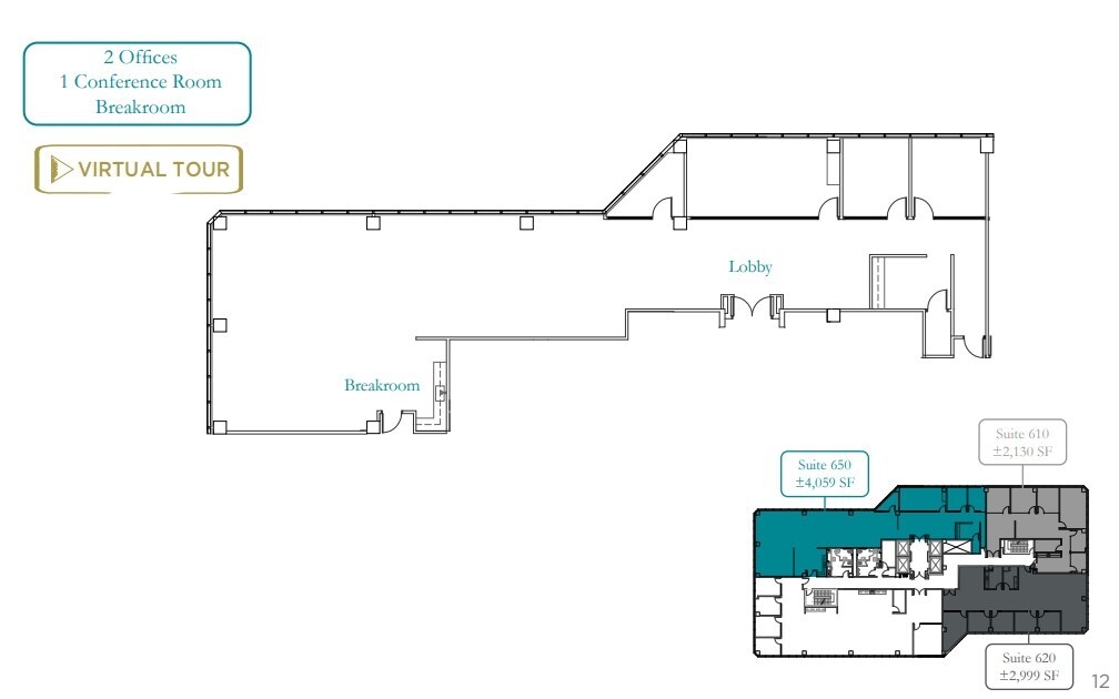 1 Almaden Blvd, San Jose, CA à louer Plan d’étage– Image 1 sur 1