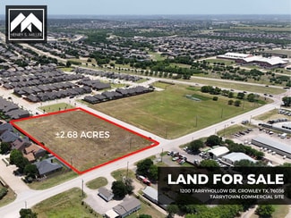 Plus de détails pour 1200 Tarryhollow Dr, Crowley, TX - Terrain à vendre