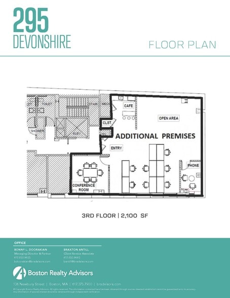 222 Newbury St, Boston, MA à louer - Plan d’étage – Image 2 sur 9