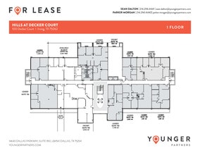 100 Decker Ct, Irving, TX à louer Plan d’étage– Image 1 sur 1