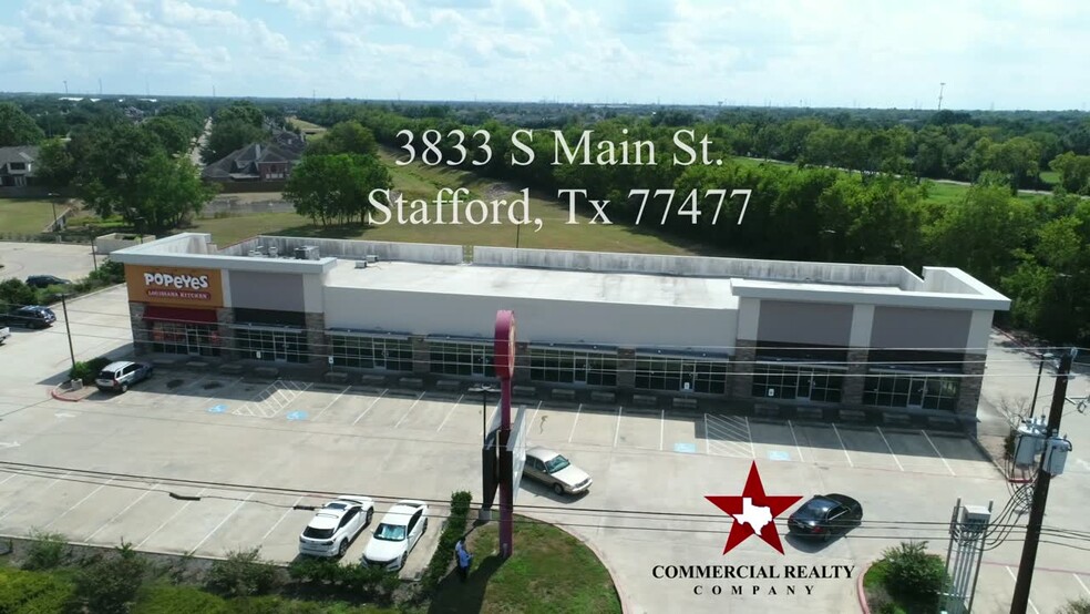 3833 S Main St, Stafford, TX à louer - Vidéo sur l’annonce professionnelle – Image 2 sur 8