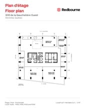 1010 Rue De La Gauchetière O, Montréal, QC à louer Plan d’étage– Image 1 sur 1