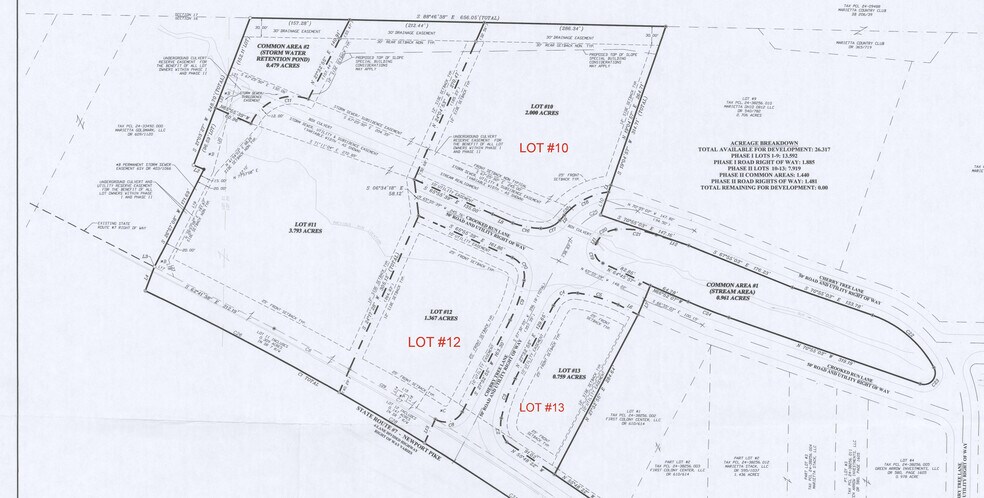 0 Cherry Tree Ln, Marietta, OH à vendre - Plan de site – Image 1 sur 2