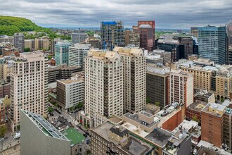 1200 Boul De Maisonneuve O, Montréal, QC - Vue aérienne  vue de carte