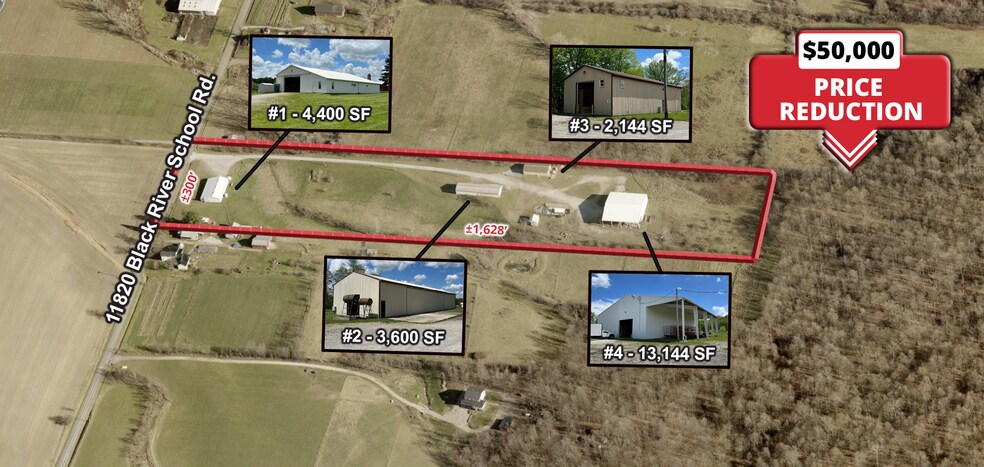 11820 Black River School Rd, Homerville, OH à vendre - Photo de l’immeuble – Image 1 sur 23