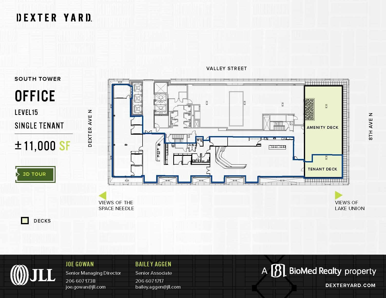 700 Dexter Ave N, Seattle, WA à louer Plan d’étage– Image 1 sur 1