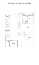 2918 Denby Ave, Los Angeles, CA à louer Plan de site– Image 1 sur 1