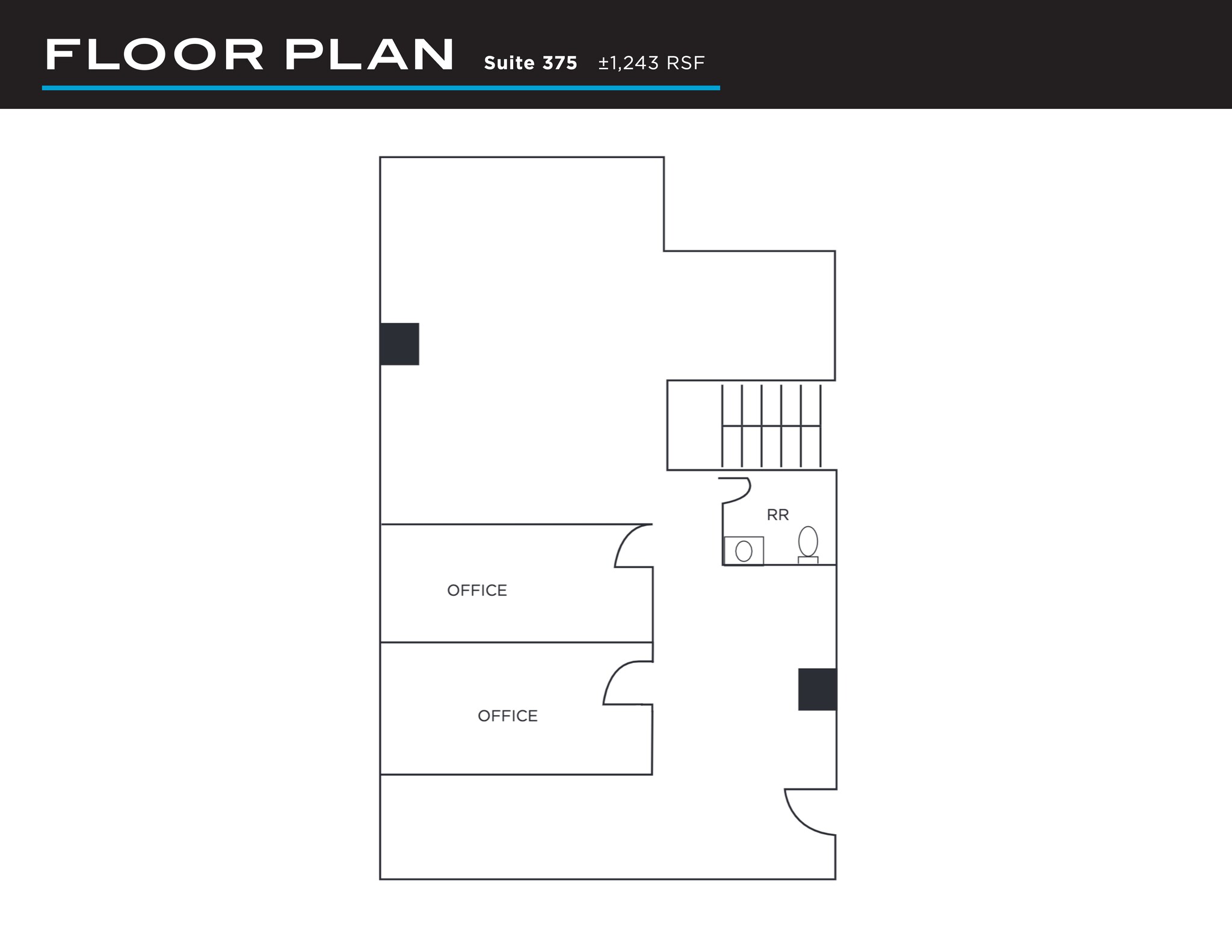 2345 E Thomas Rd, Phoenix, AZ à louer Plan de site– Image 1 sur 1