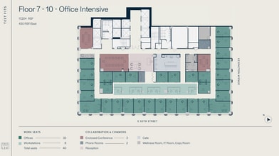 560 Lexington Ave, New York, NY à louer Plan d’étage– Image 1 sur 4