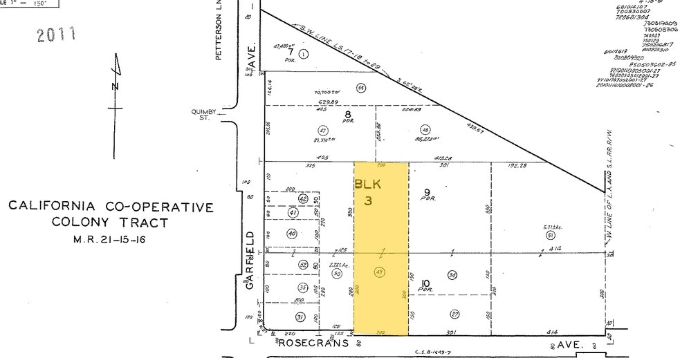 7541-7547 Rosecrans Ave, Paramount, CA à louer - Plan cadastral – Image 2 sur 3