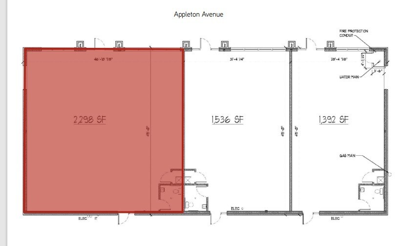 N79W14749 Appleton Ave, Menomonee Falls, WI à louer - Plan de site – Image 3 sur 3