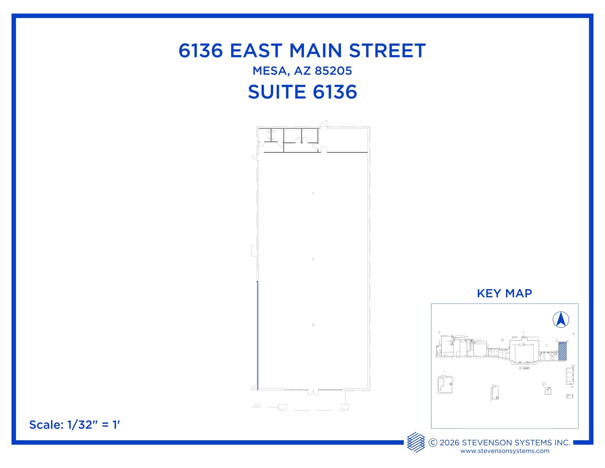 6016-6036 E Main St, Mesa, AZ à louer Plan de site– Image 1 sur 1