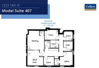 2323 16th St, Bakersfield, CA à louer Plan d’étage– Image 1 sur 7