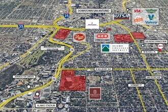 834 W Russell Pl, San Antonio, TX - Vue aérienne  vue de carte