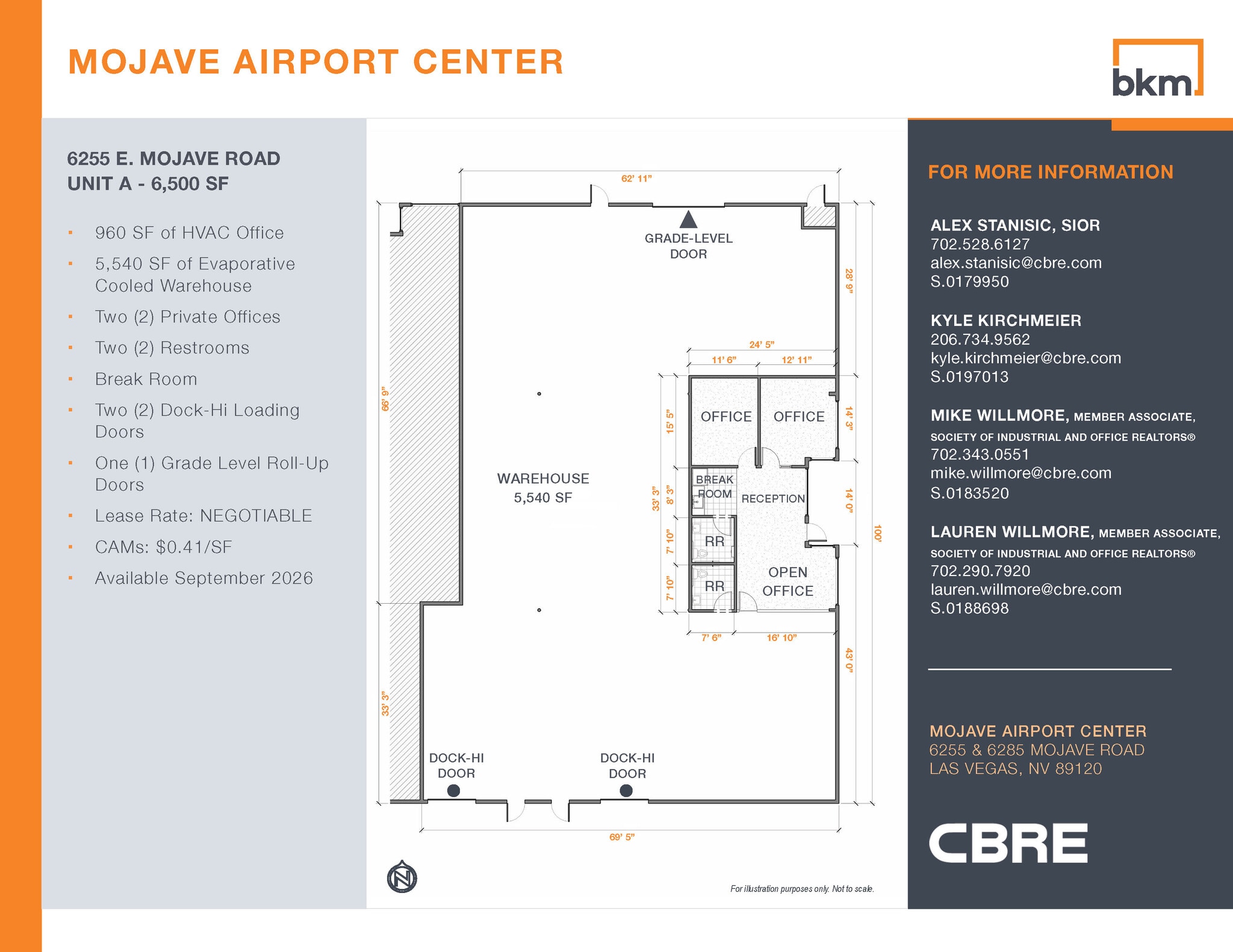 6285 S Mojave Rd, Las Vegas, NV à louer Plan d’étage– Image 1 sur 1