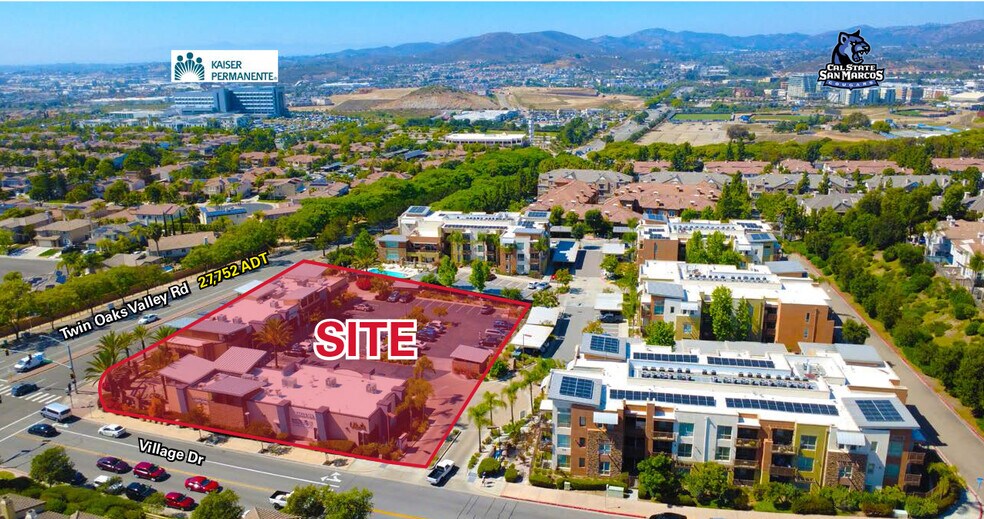 801 S Twin Oaks Valley Rd, San Marcos, CA à louer - Photo de l’immeuble – Image 2 sur 6