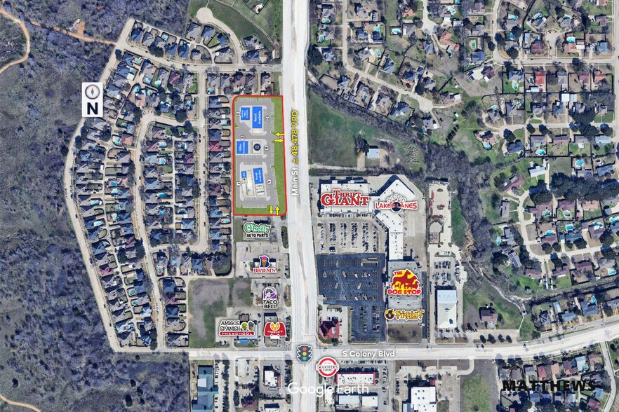 5101 Main Street, The Colony, TX à louer - Photo de l’immeuble – Image 1 sur 5