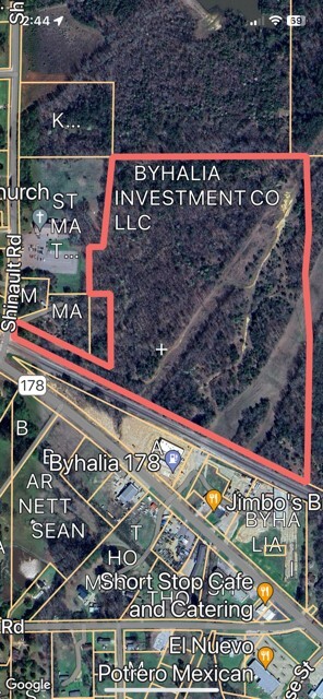 Plus de détails pour 38 Shinault Rd, Byhalia, MS - Terrain à vendre