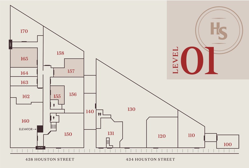 434 Houston St, Nashville, TN à louer - Plan d’étage – Image 2 sur 18